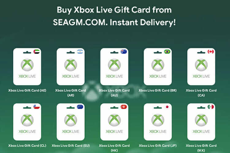 Xbox-Geschenkkarte kaufen
