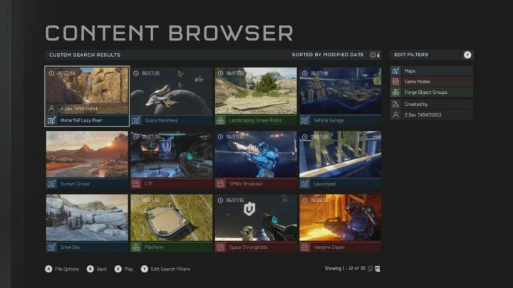 Halo 5 получава дългоочаквания браузър за съдържание
