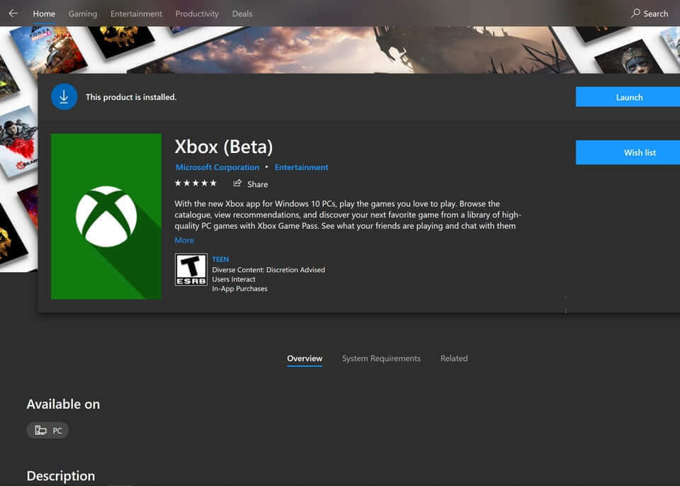 Microsoft hat die Bewertungen der Xbox App gelöscht und ihr 5 Sterne gegeben
