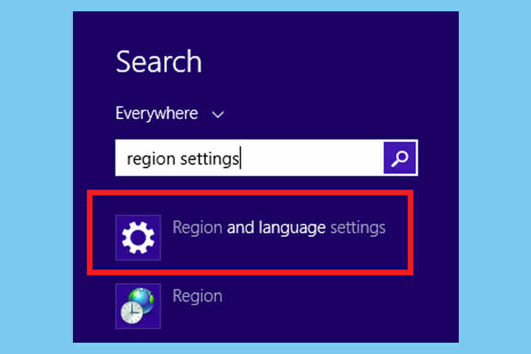Windows-Regionseinstellungen