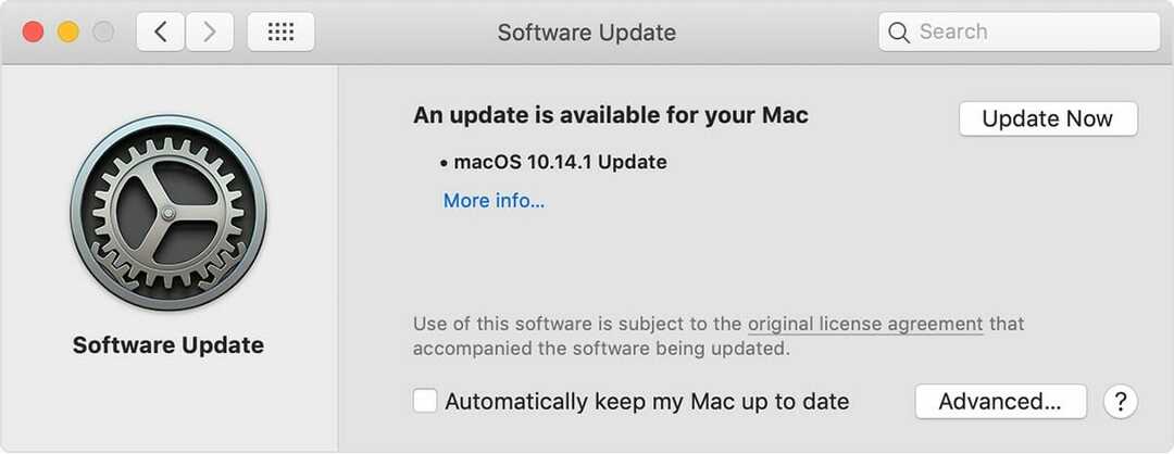 Updates installieren. Mac-USB-Anschlüsse funktionieren nicht