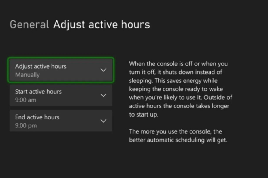 Xbox でアクティブ時間を調整する方法