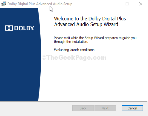 Dolby-Setup