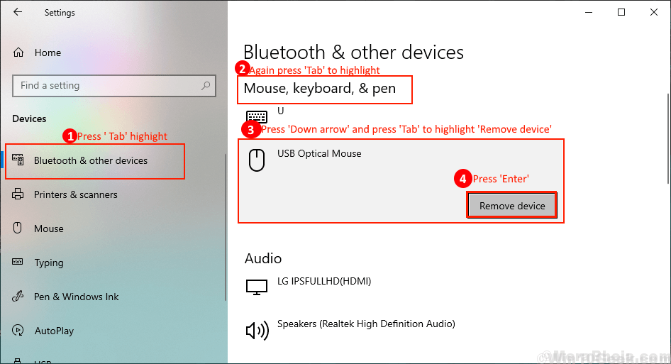 Javítás: Az egérmutató működik, de nem képes kattintani a Windows 10-re