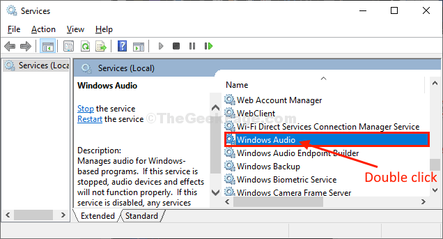 שירות האודיו לא יכול להפעיל שגיאה 0x80070005 הגישה נדחית ב- Windows 10