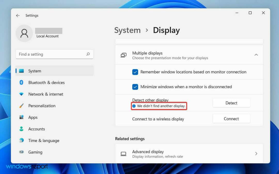 A Windows 11 nem észleli a második monitort? Íme, mit kell tenni