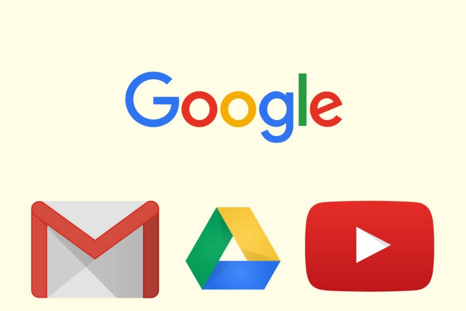 Google सेवाएं बंद हैं, जिनमें Gmail, डिस्क और YouTube शामिल हैं