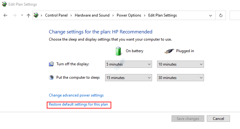 So setzen Sie Energiepläne in Windows 10 auf die Standardeinstellungen zurück
