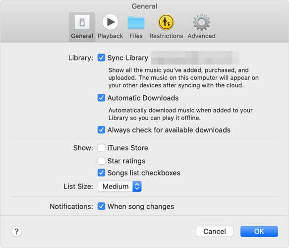 Synchronisierungsbibliothek itunes icloud-musikbibliothek nicht verfügbar mac
