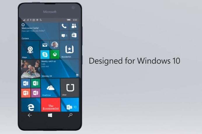 Iekšējās programmas oficiāli atbalstītie Windows 10 tālruņi