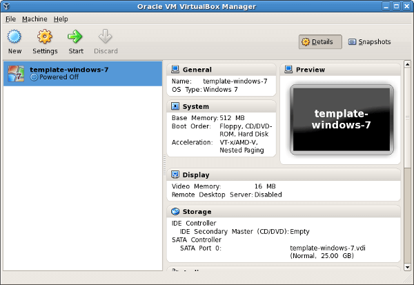 A Windows 7 átállítása a Virtual Box-ra