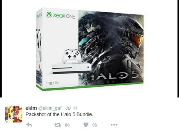 Durchgesickerte Fotos Xbox One S Halo 5 Guardians Limited Edition
