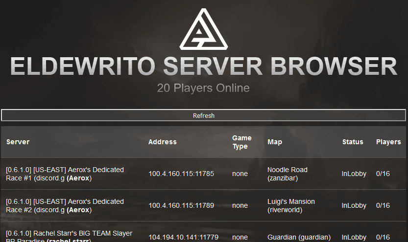 Eldewrito Server Browser Halo Online Server Browser funktioniert nicht