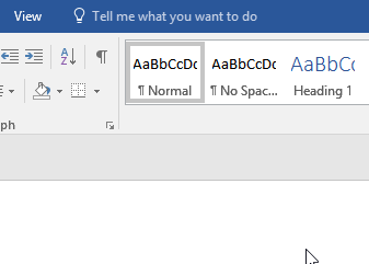 Reci mi što Word 2016