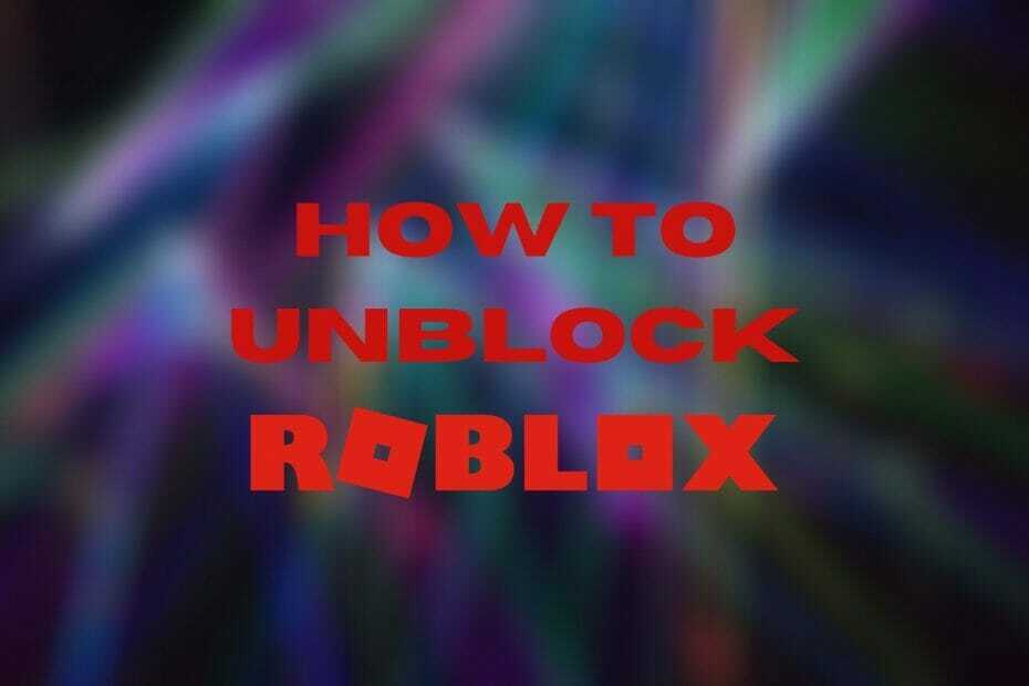 FIX: Cara membuka blokir Roblox (4 metode mudah)