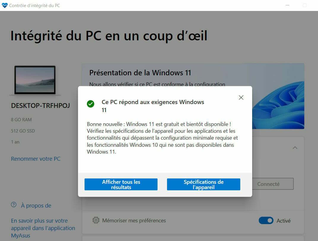 Windows 11 en démarrage sécurisé: activer Secure Boot