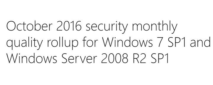 KB3185330 är den första samlade uppdateringen för Windows 7
