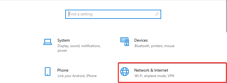 „Windows 10“ rodo tinklą ir internetą