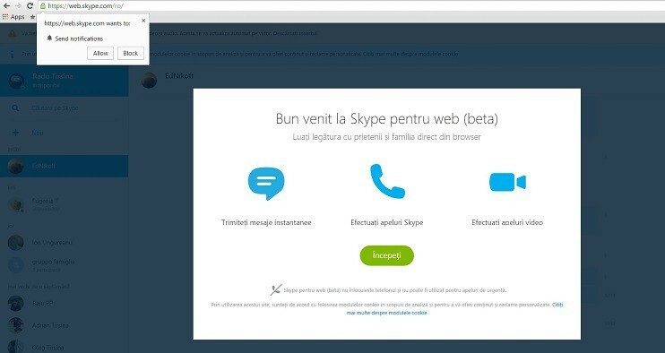 A Microsoft disponibiliza o Skype para a Web a todos os usuários