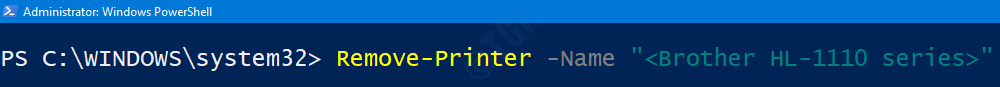 Forskellige måder at slette / fjerne / afinstallere en printer i Windows 10