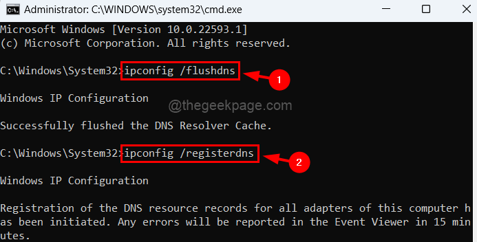 Correctif: Le serveur DNS ne répond pas Problème sous Windows 11