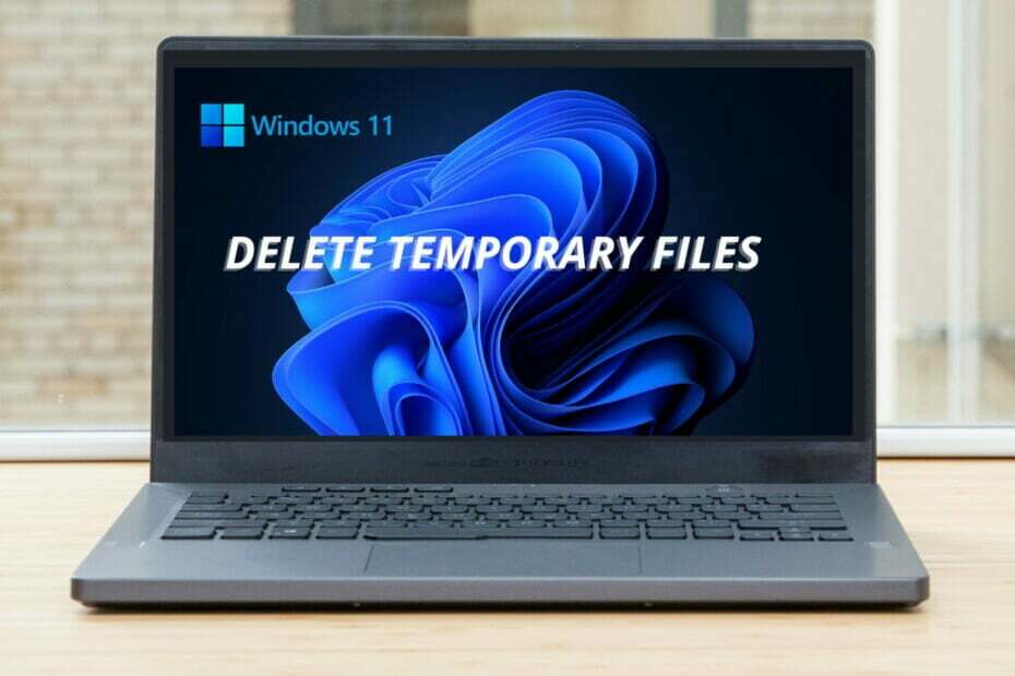 Tijdelijke bestanden verwijderen in Windows 11