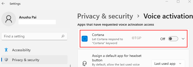 Cortana ausschalten