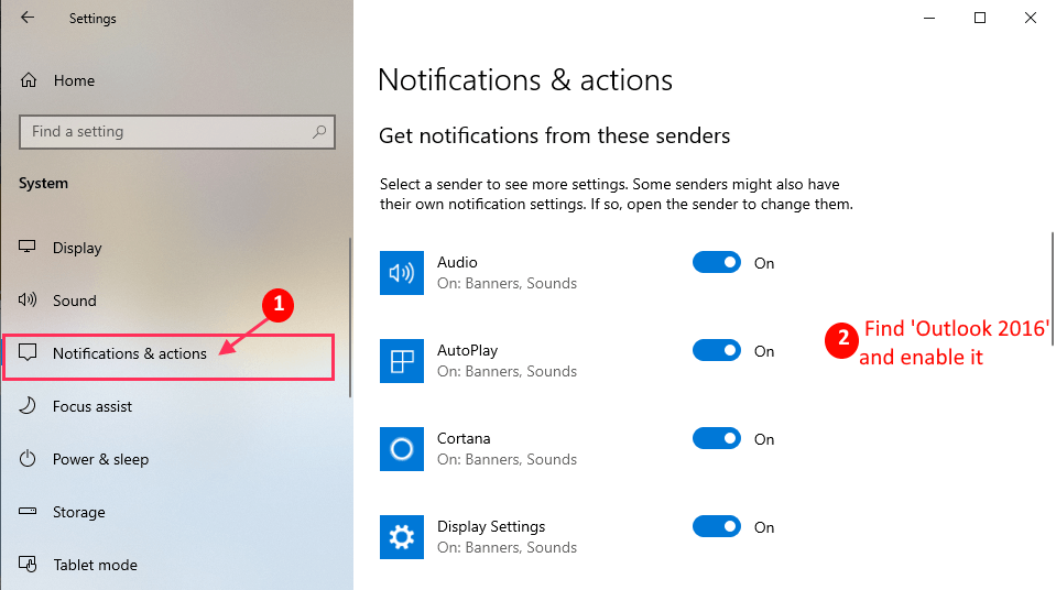 Cómo configurar nuevas notificaciones y configuraciones por correo electrónico en MS Outlook