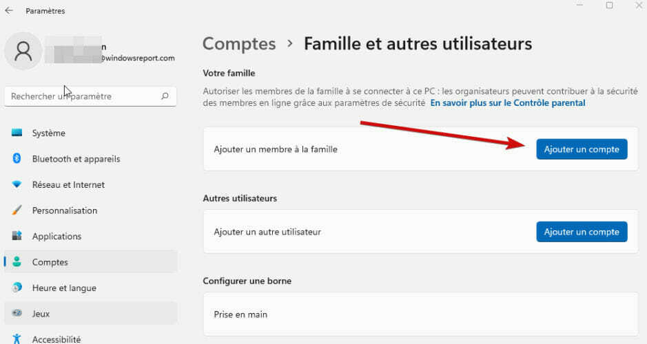 Windows 11: Konfigurator komentarjev za nadzor starševskega nadzora