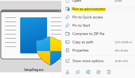 Kā noteikt Windows jaunināšanas problēmas, izmantojot SetupDiag operētājsistēmā Windows 11/10
