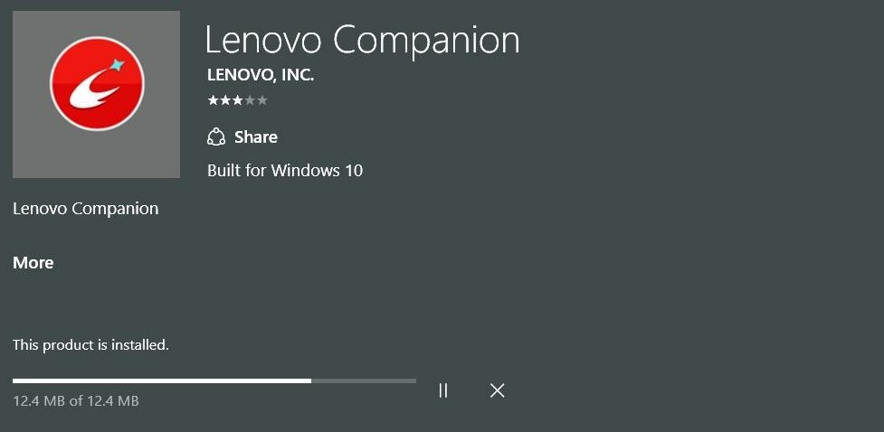 A Windows 10-hez tartozó Lenovo Settings és Companion alkalmazások frissültek a szörnyűbb minősítések javítása érdekében