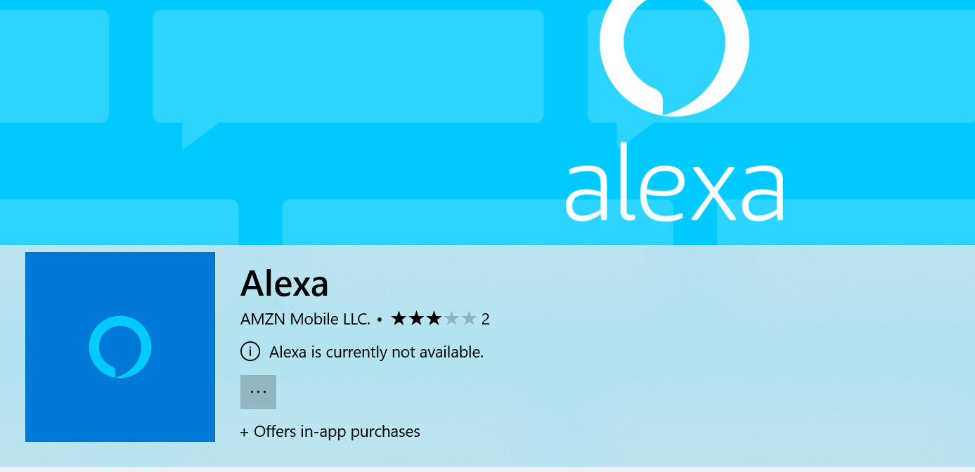 Was tun, wenn ich Alexa unter Windows 10 nicht herunterladen kann?