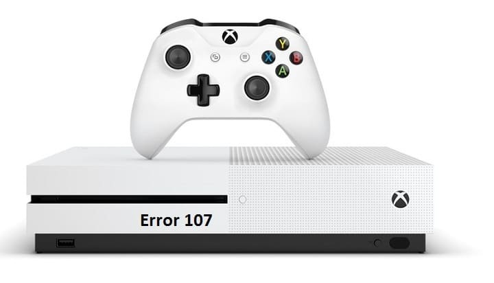 Xbox One S 107. hibakód [FIX]