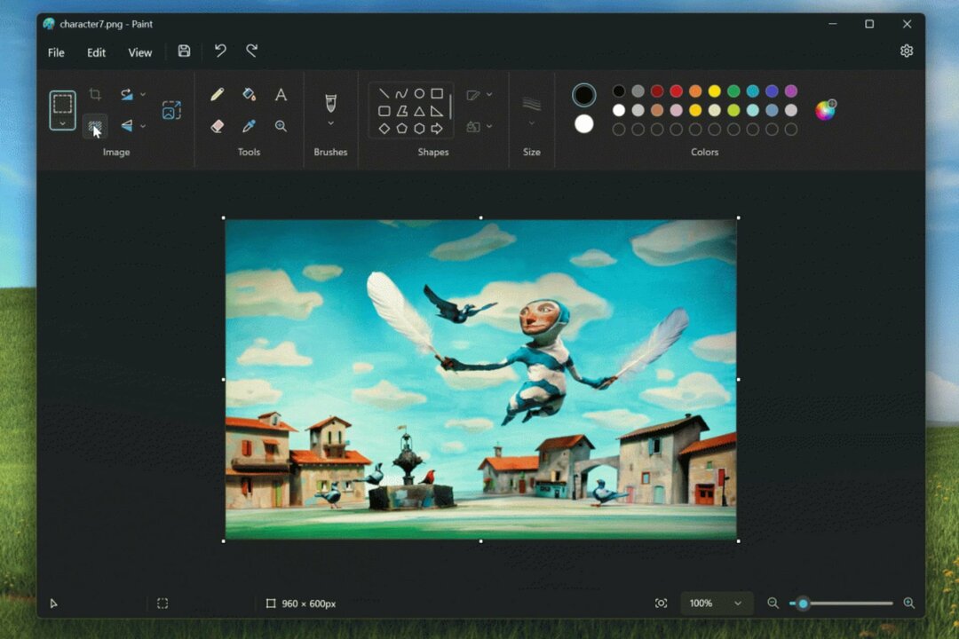 Jak odstranit pozadí v aplikaci Malování ve Windows 11