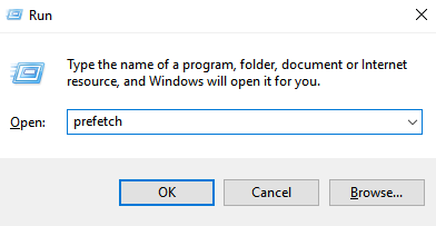 Eliminar archivos de captación previa de Windows 10 11