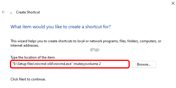 Maak een sneltoets en sneltoets op het toetsenbord om het systeemvolume te dempen / dempen op te heffen in Windows 11/10