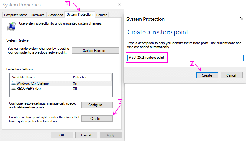 Jak utworzyć punkt przywracania w systemie Windows 10 Przewodnik krok po kroku